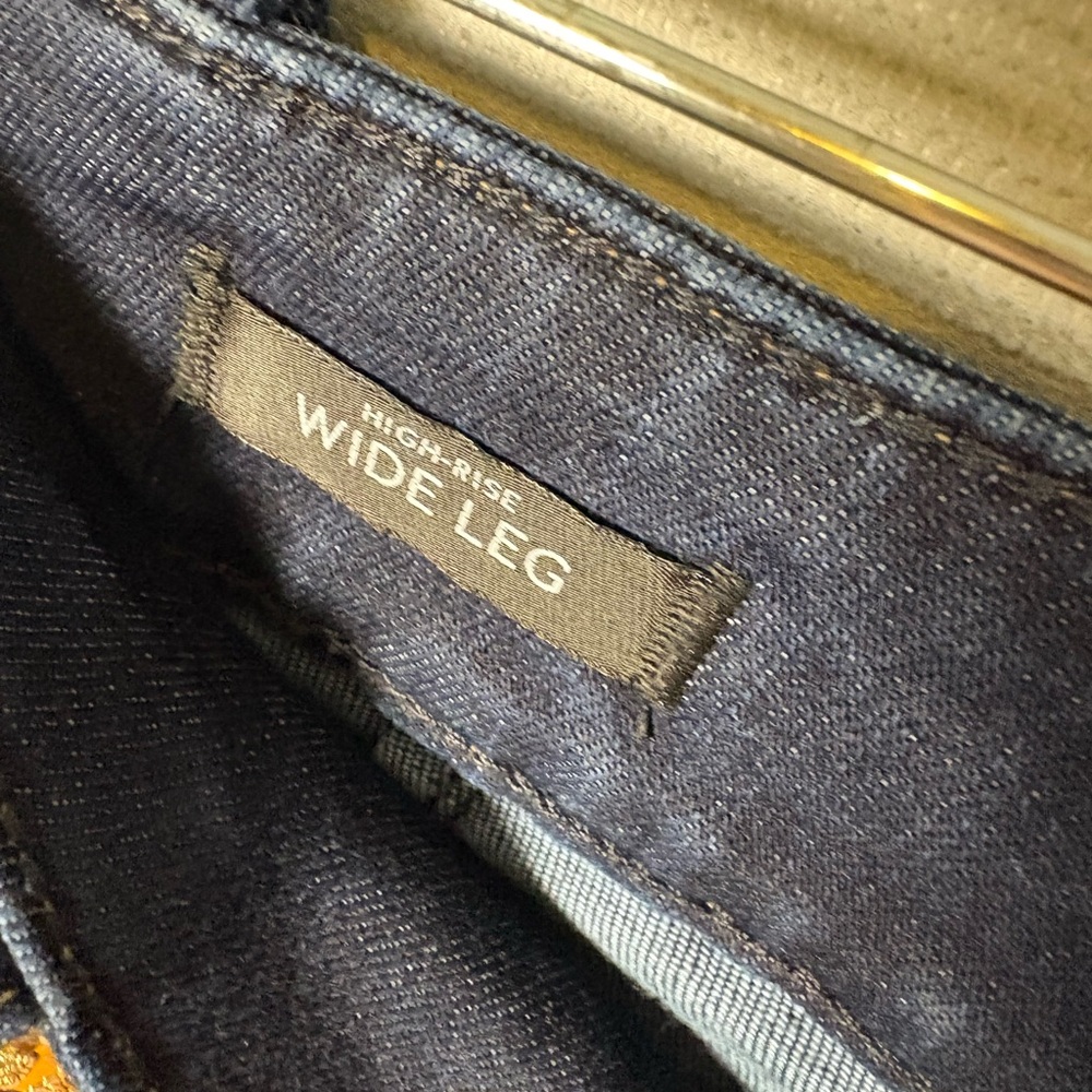 White House Black Market Blue Flare Jeans - Picture 7 of 8